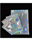Fashion 7.5*10cm Laser Film 20 Filaments Laser Ziplock Packaging Bag