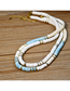 Fashion White Mother-of-pearl Beaded Necklace White Mother-of-pearl Beaded Necklace