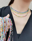 Fashion 16# Colorful Rice Bead Beaded Necklace
