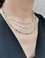 Fashion 12# Colorful Rice Bead Beaded Necklace