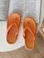 Fashion Orange Pvc Flip Flops