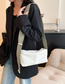 Fashion Off White Pu Large Capacity Messenger Bag