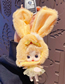 Fashion Original Doll Plush Series - Cute Little Yellow Rabbit Cartoon Plush Doll Keychain