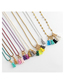 Fashion Turmeric - Single Chain Alloy Geometric Chain Necklace