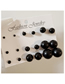 Fashion 4# Large And Small Pearl Stud Earrings Set