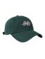 Fashion Three-dimensional A Point Embroidery - Black Acrylic Letter Embroidered Baseball Cap