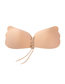 Fashion Brushed Complexion Nylon Wing Lace Up Invisible Bra No Trace Chest Sticker