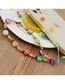 Fashion Color Colorful Rice Bead Clay Fruit Mobile Phone Chain
