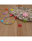 Fashion Color Colorful Rice Beads Beaded Five-pointed Star Flower Mobile Phone Cord