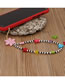 Fashion Color Colorful Rice Beads Beaded Five-pointed Star Flower Mobile Phone Cord