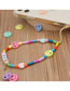 Fashion Color Rice Beads Beaded Love Alphabet Beads Mobile Phone Chain