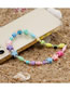 Fashion Color Colorful Rice Beads Five-pointed Star Eyes Love Mobile Phone Chain