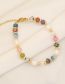 Fashion 3#earrings Color Natural Stone Strings Bead Ear Ring