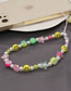 Fashion Color Acrylic Smiley Face Magic Five-pointed Star Ball Bead Mobile Phone Chain