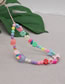 Fashion Color Resin Bead Beaded Flower Smooches Mobile Phone Chain