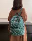 Fashion Champagne Lingge Embroidered Line Large -capacity Backpack