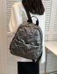Fashion Black Nylon Large -capacity Backpack