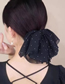 Fashion Black Chiffon And Hot Diamond Bow Hair Clip