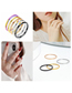 Fashion Silver-1mm-internal And Outside Ball Titanium Steel Light Rings