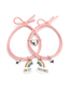Fashion Rainbow Love Magnet Black+gray Skarb Rope A Pair Alloy Drip Oil Rainbow Magnetic Love Bracelet Suite