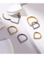 Fashion 12mm Titanium 512-gold Titanium Steel Inlaid Geometric Puncture Water Droplet -shaped Nose Rings