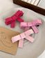 Fashion C Rose Pink Cortical Bow Hair Clip