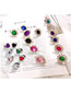 Fashion 16mm Round Beads Geometric Diamond Round Pearl Shoelaces Buckle