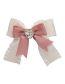 Fashion Pink Diamond Love Bow Hair Clip