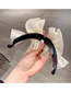 Fashion Black Pearl Bow Erection Of Banana Clips