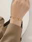 Fashion Golden Three Silver Bean Bracelets Pure Copper Barrite Streaming Bracelet