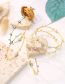 Fashion White Copper Gold -plated Oil Eye Bracelet