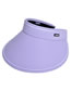 Fashion Purple Big Eaves Empty Top Sunscreen