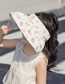 Fashion Red Watermelon Cotton Printed Empty -top Large Eaves Children's Sunscreen Cap