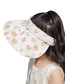 Fashion Red Watermelon Cotton Printed Empty -top Large Eaves Children's Sunscreen Cap