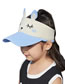 Fashion Khaki Polyester Cartoon Rabbit Children's Empty Cap