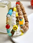 Fashion 3# Pearl Smile Face String Bead Bracelet