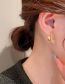 Fashion Silver Pure Copper Trapezoidal Ear Ring