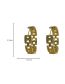 Fashion Gold Metal Inlaid Chain Ear Ring