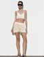 Fashion Khaki Pure Color Knitted Panties