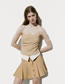 Fashion Color Sweet Deduction Wide Pleated Skirt