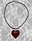 Fashion Color-2 Alloy Geometric Love Necklace