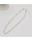 Fashion Silver Multi -layer Necklace Of Alloy Geometric Beads