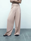 Fashion Pink Come On Wide Leg Trousers