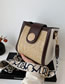 Fashion Khaki Grass -edited Large Capacity Flip Mesengers Bag