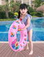 Fashion 90 Size 285g (cm) Blue Dinosaur Swimming Ring Pvc Inflatable Cartoon Swimming Ring
