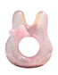 Fashion Pink Rabbit Head 60 Handle (cm) Pvc Rabbit Head Swimming Ring