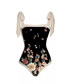 Fashion Conjusational Bikini+gauze Skirt Polyester Printing Lace -up Swimwear Decorative Beach Skirt Set