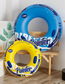 Fashion Blue Double Airbags Back Swimming Rings 100#with Handlee (440g) Fat Pvc Dual Airbags Backbone Card Swimming Ring