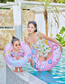 Fashion Summer Colorful Swimming Ring 90#(260g) Is Suitable For Adults Pvc Cartoon Printed Swimming Ring