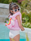 Fashion M#rainbow Horse Pink (3-6 Years Old) Pvc Children